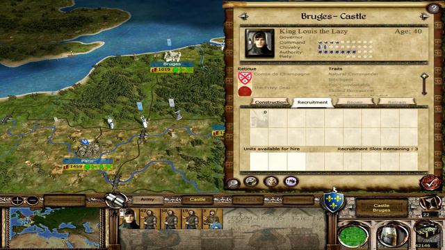 Stainless Steel 6.4 (M2TW Mod)  Kingdom Of France - EP 5 HD 1080p