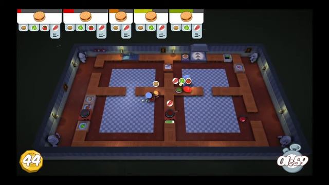 Прохождение (Стрим) с женой Overcooked # 5