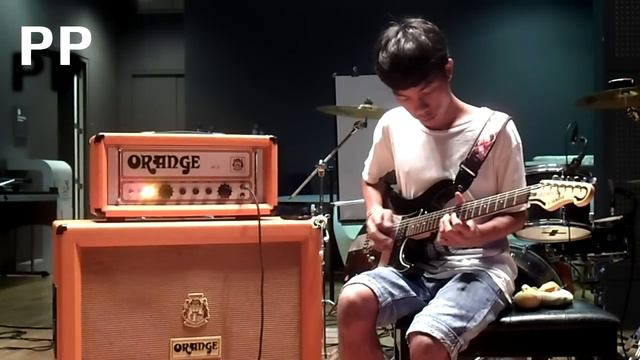 review yamaha EG112 - Orange Amplifier