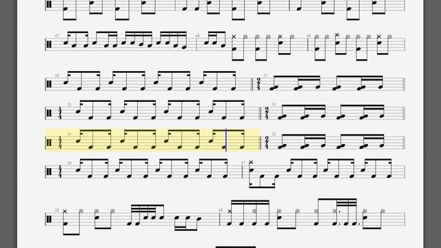 Metallica   The God That Failed Drum Tablature