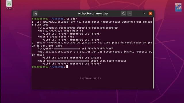 How To Find IP Address Of Ubuntu / Linux | How To Install Net Tools | TechTalkHops 2021