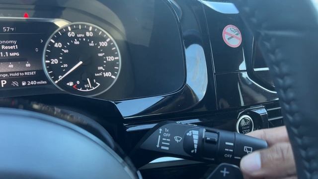 Nissan Pathfinder - How to Turn On/Off Windshield Wipers