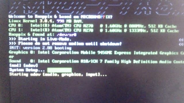 Eee Pc Boots From Virtual Cdrom Provided By XperiaMiniPro (Sk17i)