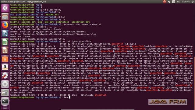 GlassFish Server 4.1 Installation On Ubuntu 16.04 LTS Using Oracle JDK 7