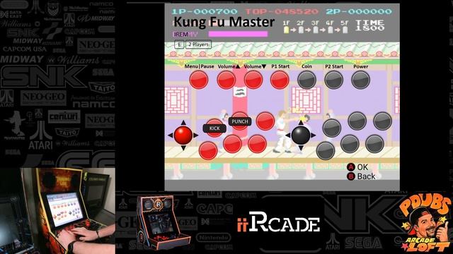 Kung-Fu Master On The IiRcade Game Review!  Do YOU Have What It Takes To Become The Master?
