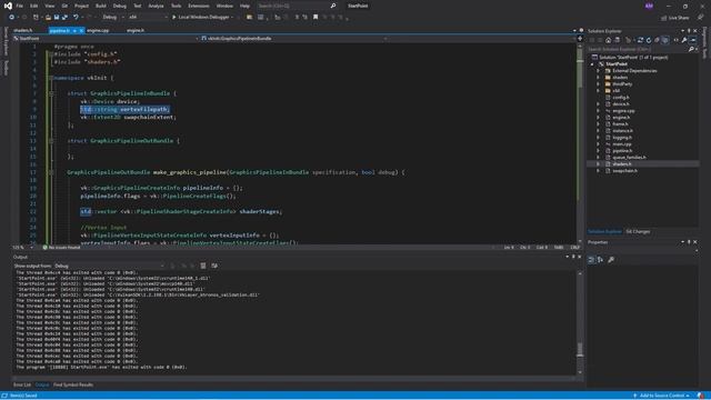 Vulkan With C++ 11: Graphics Pipeline Creation