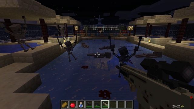 ?Прожил ночь на корабле призраке в майнкрафте.