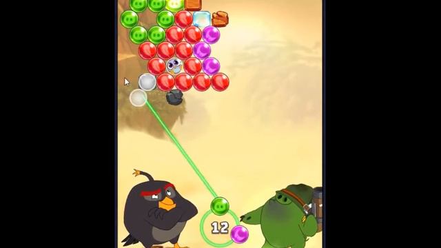 Angry Birds POP 2 Level 212 - NO BOOSTERS 😠🐦📌 | SKILLGAMING ✔️