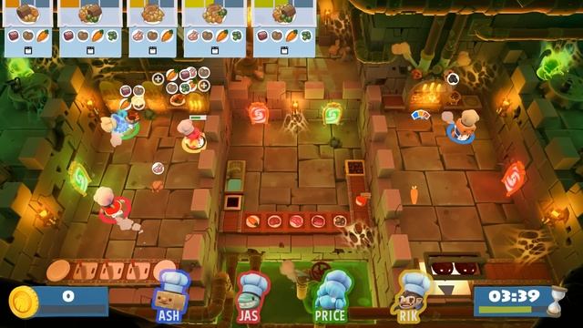 Overcooked 2: Night Of The Hangry Horde - #9 - Teleporter Troubles! (4-Player Gameplay)