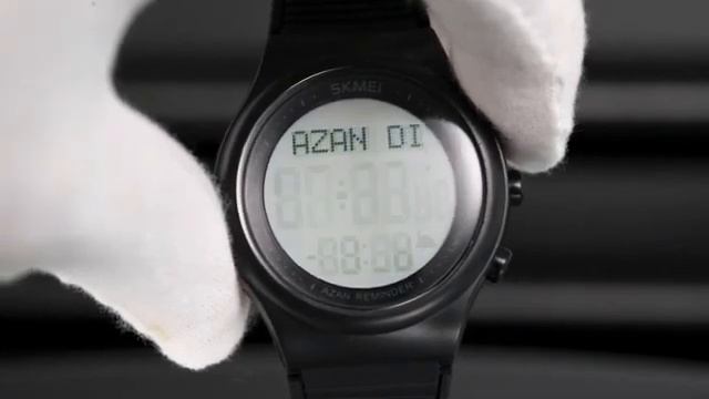 SKMEI 1981 Kiblat And Solat Qibla Muslim Compass Digital Men Women Sport Watch 39mm