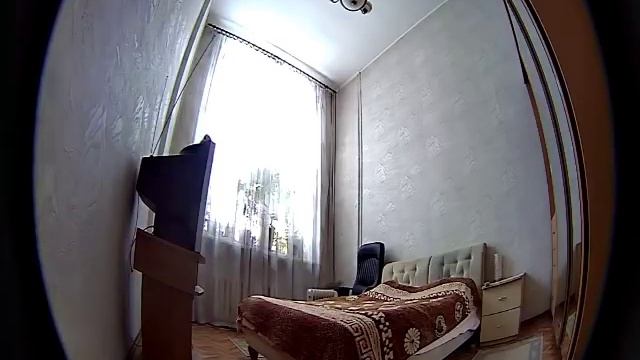 KKmoon HD 720P 180° Panoramic Fisheye WiFi IP Camera пример SD видео