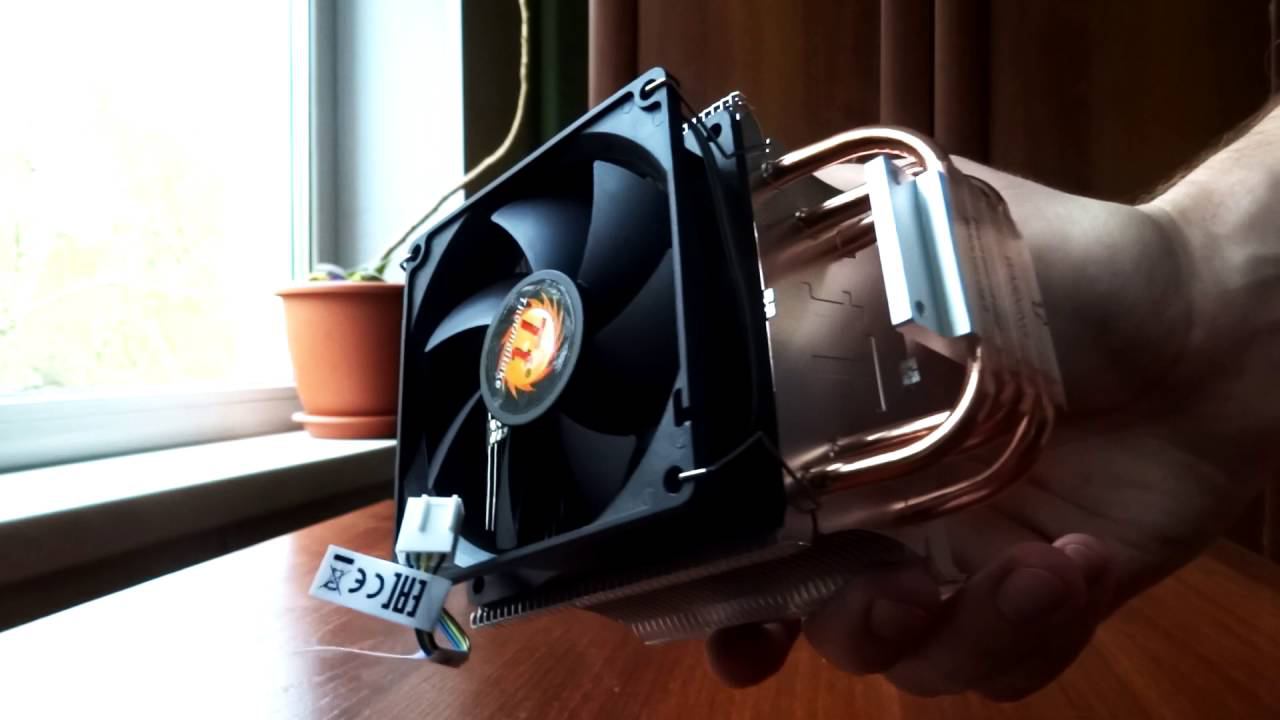Установка Кулера для процессора Thermaltake Contac 21 CLP0600 на Socket LGA 1155