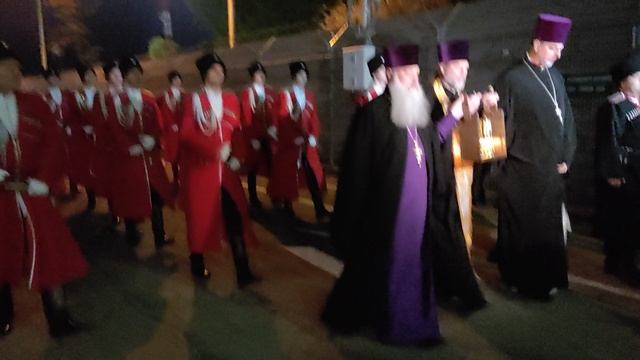 прибытие благодатного огня в Краснодар