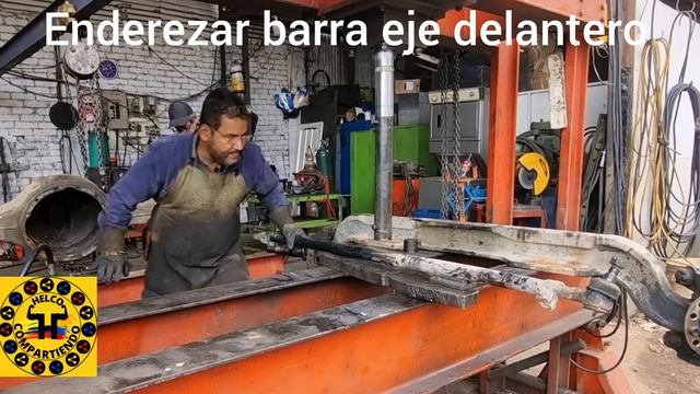 Enderezar Barra Eje Delantero Workstaren Prensa Hidraulica