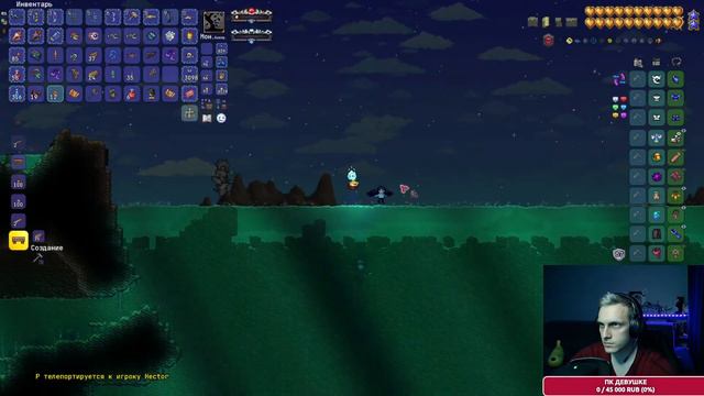 СЕРНИСТОЕ МОРЕ Calamity Mod Terraria 10  PC С ДЕВУШКОЙ