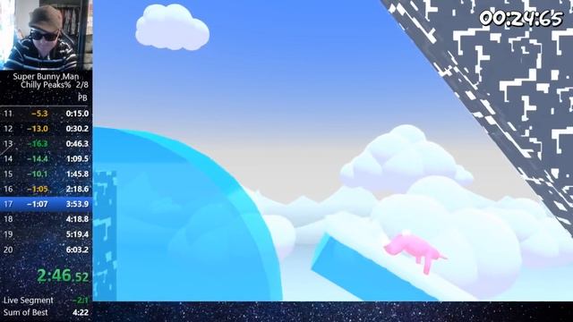 (4:48) Super Bunny Man Chilly Peaks - 1P, Legacy Speedrun *Former World Record*