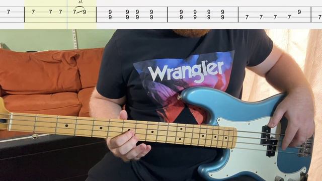 Fleet Foxes - White Winter Hymnal (Bass Cover With Tabs)