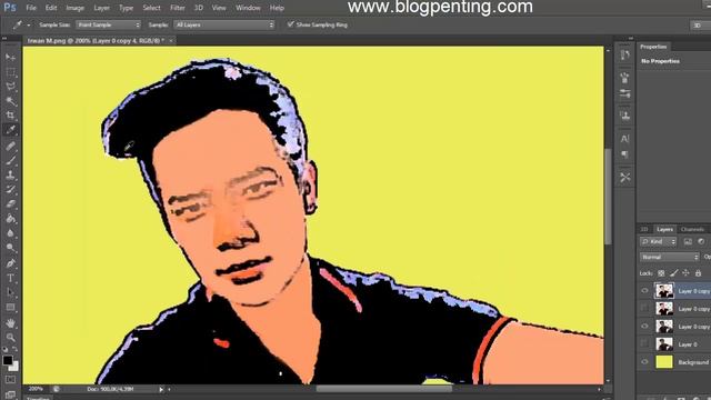 Cara Membuat Foto Jadi Gambar Kartun Dengan Photoshop CS6