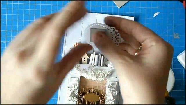 Новогодняя открытка с камином  мастеркласс