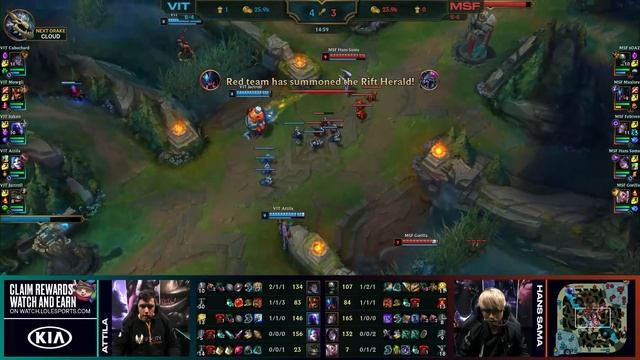 Vitality Vs Misfits | S9 LEC Spring 2019 Week 7 Day 1 | VIT Vs MSF W7D1