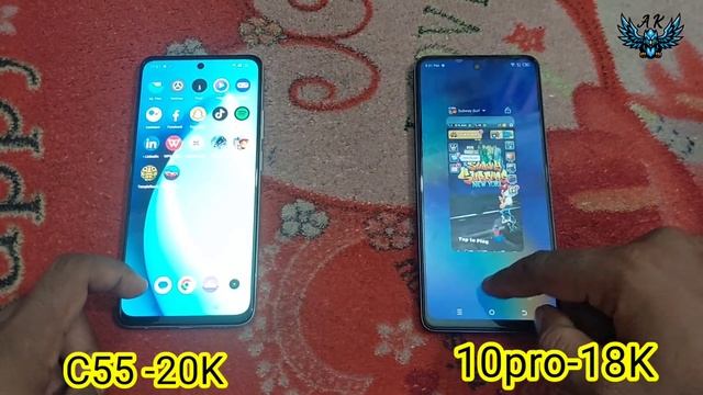 Realme c55 বনাম Tecno spark 10pro ||high speed test || আসল খেলোয়ার কোনটা  ||???