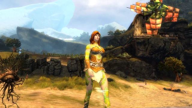 Guild Wars 2 - Fire Bloom Tattoo Pack & Dyes