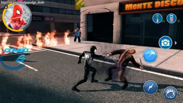 Прохождение The Amazing Spider-man 2 Mobile (мобильная версия) эпизод #16 РИНО Ios