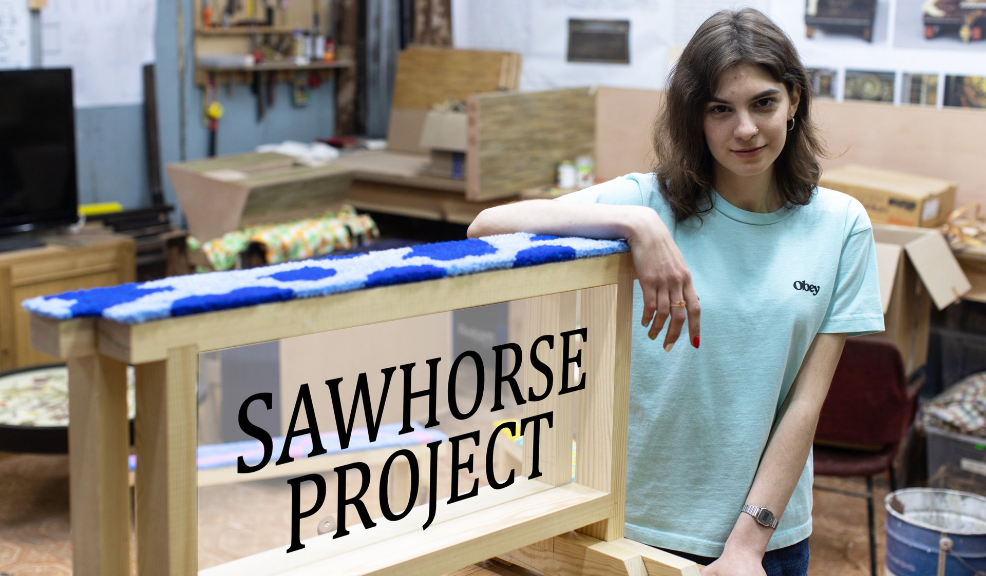 Sawhorse Woodwork Project Изготовление столярных козел