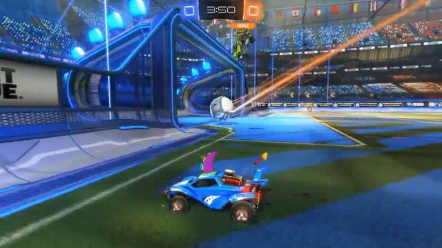 NUKE's Rocket League HIGHLIGHTS - EPIC Air Redirect Goal