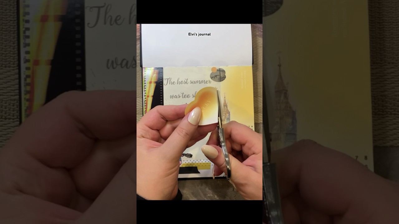 ☀️last Summer Month☀️#asmr #scrapbooking #minijournal #trending #decorating #journaling #summer