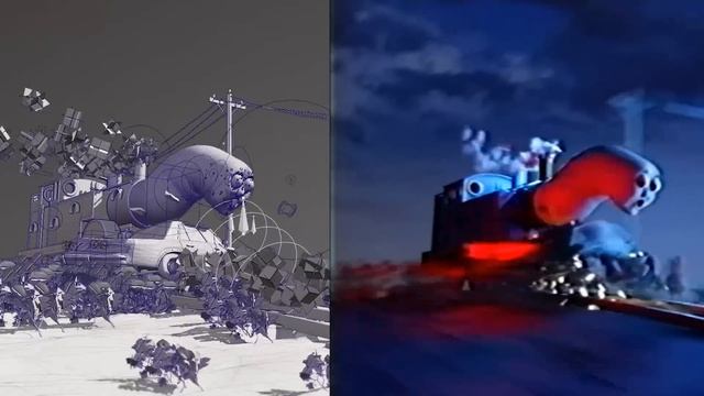 Thomas And Secret - Behind The Scenes (VHS Horror Version)