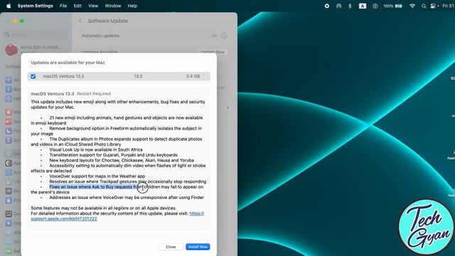 MacBook Operating System 13.3 Launched | MacOS Ventura 13.3 Update Available For All MacBook