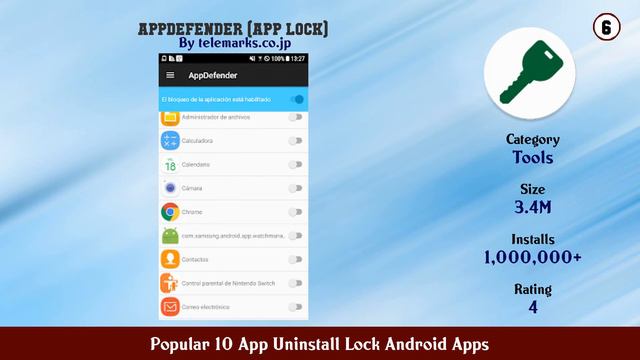 Popular 10 App Uninstall Lock Android Apps
