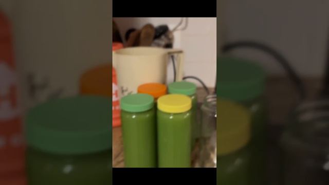 Homemade Green Juice I Back On My Health And Healing Journey Celery 🍋 🫚 🍏 🥒
