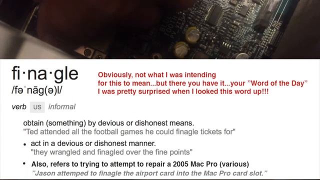 Install Aircard In A 2006 Mac Pro 1,0.  Compatible With All (Silver Tower) Models.