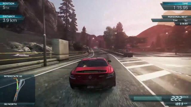 Crash Down || Mercedes-Benz SLS AMG || Need For Speed™ Most Wanted 2012 Limited Edition || Gameplay