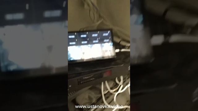 Видеонаблюдение в магазине. Установка камер в магазине одежды от начала до конца. Фото результатов.