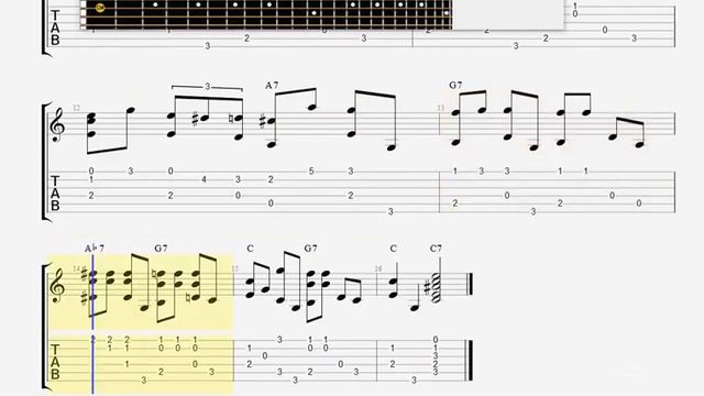 Blind Blake   Black Dog Blues GUITAR TABLATURE