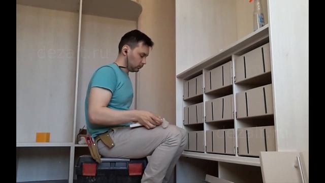 Прямая трансляция из инстаграм Dezalt.  Установка ящиков