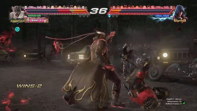 HAYASHI-JUN (Armor King) VS Callous_ninja0 (Jin) • TEKKEN 7 5.00 • PS5