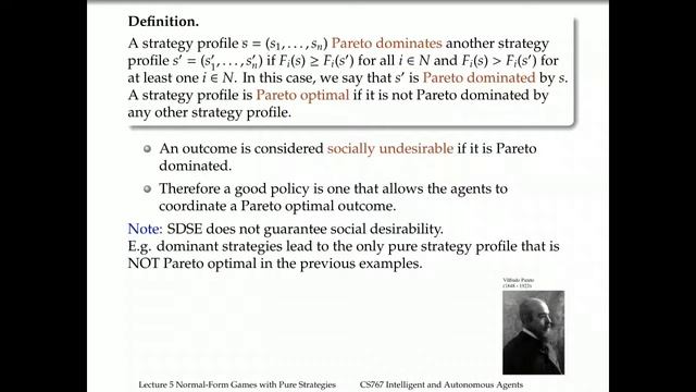 Multiagent Systems Lecture 5 Normal-form Games