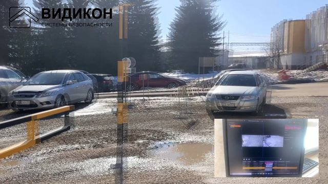 Установили систему видеонаблюдения для распознавания номеров ТС на территории предприятия