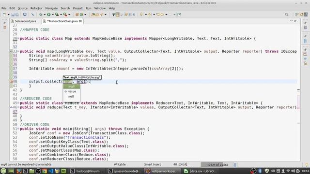 Performing Sum Operation On A Dataset In Hadoop 3.1.3