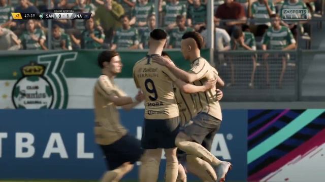 FIFA 19 Ps4 Santos Vs Pumas Liga MX Apertura 2018