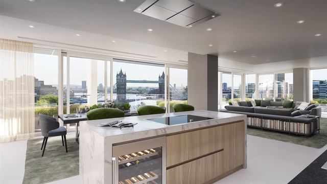 Недвижимость в Лондоне  penthouses в Landmark Place Tower Hill London