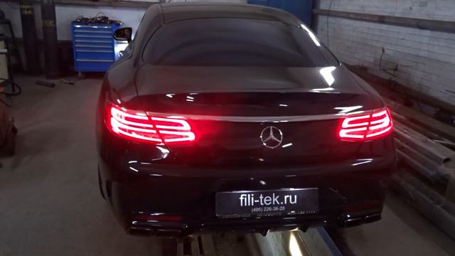 Тюнинг выхлопной системы Mercedes S400 Coupe