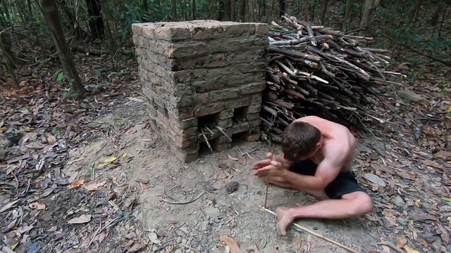Primitive Technology_ Brick Firing Kiln.mp4