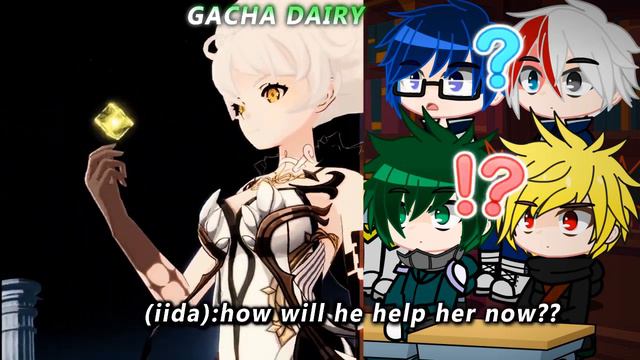 MHABNHA Reacts to GENSHIN IMPACT MHAGENSHIN IMPACT Gacha Club