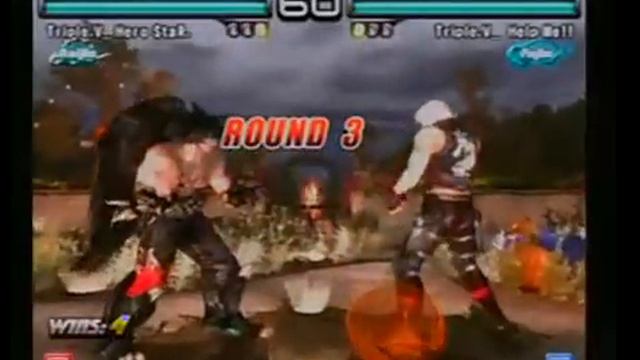 Tekken 5 DR Hero Star = Knee(Devil Jin) Vs Help Me (Lee)