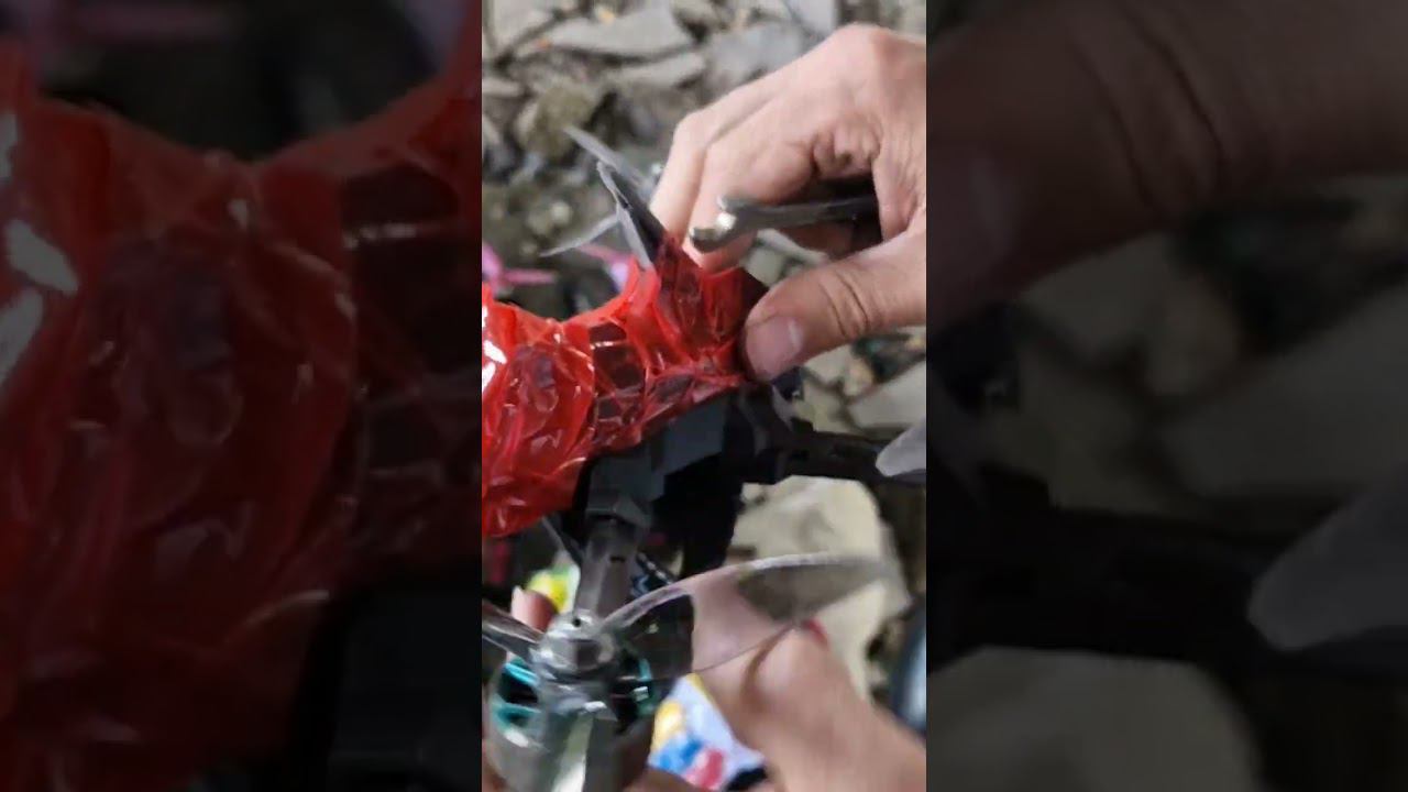 Ремонт FPV рамы в полевых условиях, карбон рулит, RC Drone после краша #droneracingleague #fpvvideo